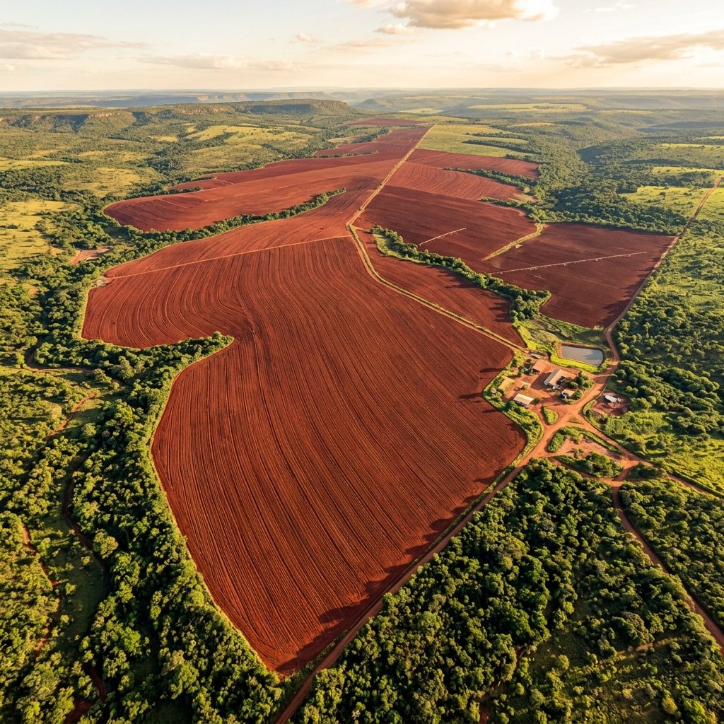 Terra preparada para plantio